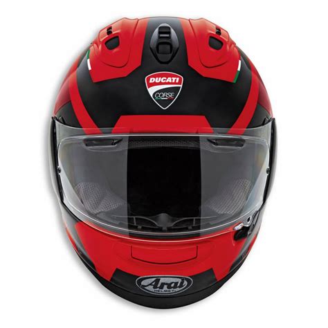 Ducati Corse V6 Full Face Helmet Red Black Motorcycles R Us