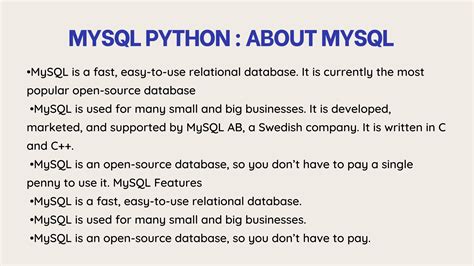 Modulenotfounderror No Module Named Mysql In Python Ppt