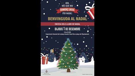 Encesa Dels Llums De Nadal Youtube