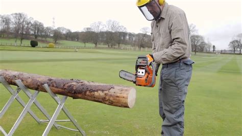 How To Cut Logs Safely With A Chainsaw Which Guide YouTube