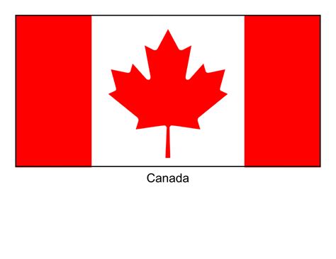 Canada Flag Template Download Printable PDF | Templateroller