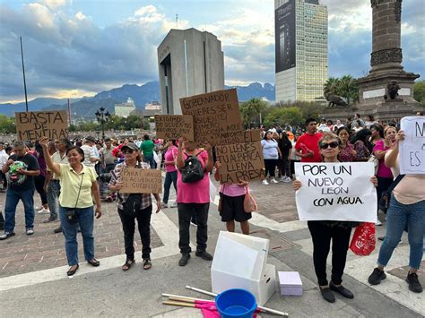 Protestan por falta de agua en Nuevo León Notigram