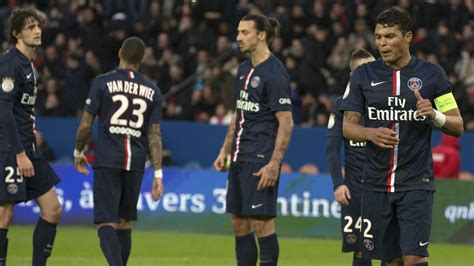 PSG Collapse Late On To Draw With Caen Lose Four Players To Injury