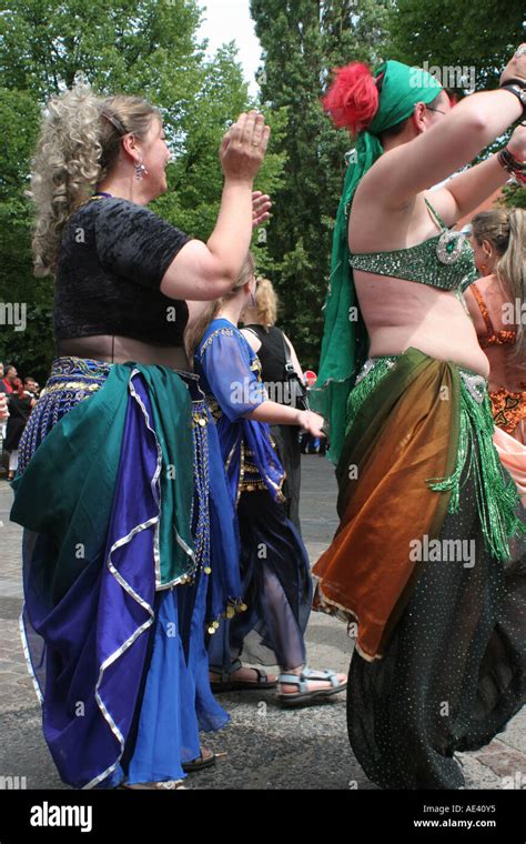 Hamburg Festival Cultural Altonale Belly Dance Stock Photo Alamy