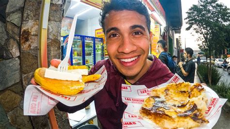 Probando Comida Callejera En Colombia Youtube