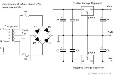 Split Rail Power Supply For Riaa Preamp