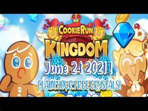 Cookie Run Kingdom Free Crystals June How To Get Free