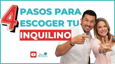 💡4 Pasos Escoger Inquilinos De Propiedades De Renta Latino Prospero Youtube