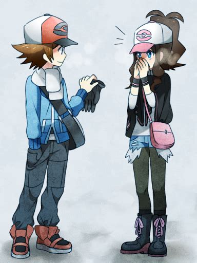 Hilda X Hilbert Black And White Black Pokemon Pokémon Black And White Les Pokemon