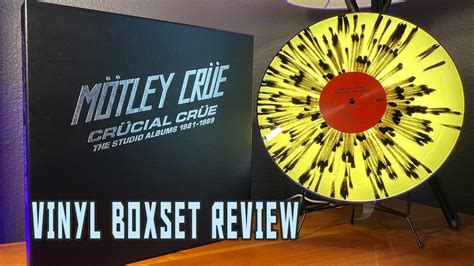 Motley Crue Crucial Crue 81 89 Boxset Vinyl Review YouTube