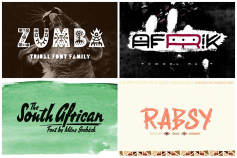 Cool African Fonts