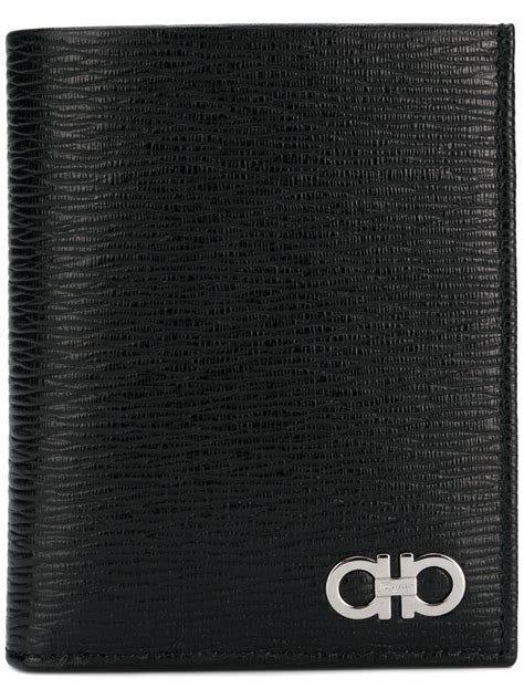 Buy FERRAGAMO Gancio Bifold Wallet Black At 30 Off Editorialist