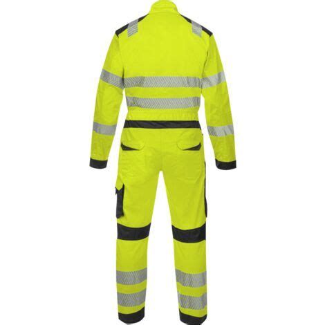 Combinaison De Travail Haute Visibilit Fluo Jaune Anthracite W Rth