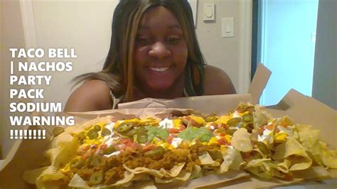 Taco Bell Nachos Party Pack Mukbang Tasty Mukbang And Bloveslife Drama Youtube