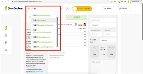 Zusatzstoffe Getr Nke Tabelle Archive