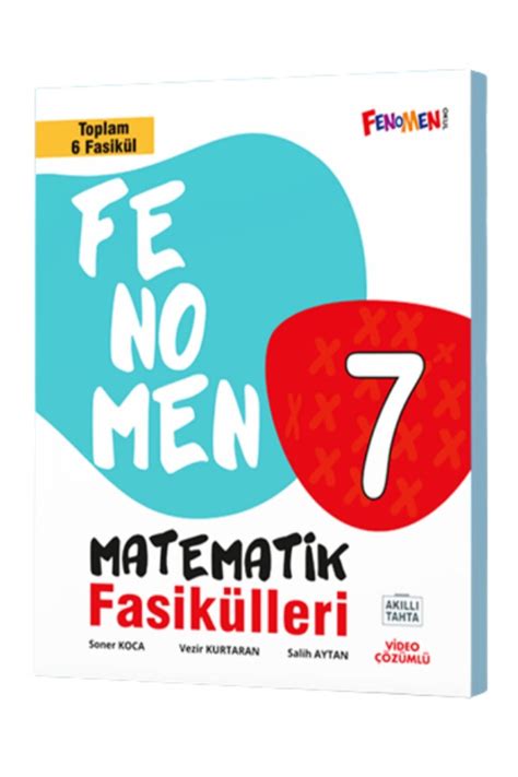 Gama Yayınları FENOMEN 7 SINIF MATEMATİK FASİKÜL SETİ 1 2 3 4 5 6