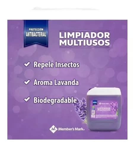 Limpiador De Pisos Lavanda Members Mark De Litros En Venta En