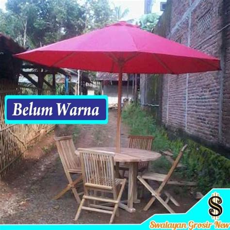 Jual Tenda Meja Payung Taman Cafe Dan Hotel Pantai Kayu Jati Outdoor