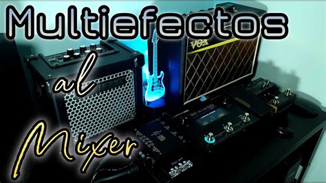 Cómo CONECTAR una PEDALERA MULTIEFECTOS de GUITARRA BAJO a una CONSOLA