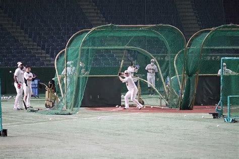 打撃練習を行う巨人・中田 ― スポニチ Sponichi Annex 野球