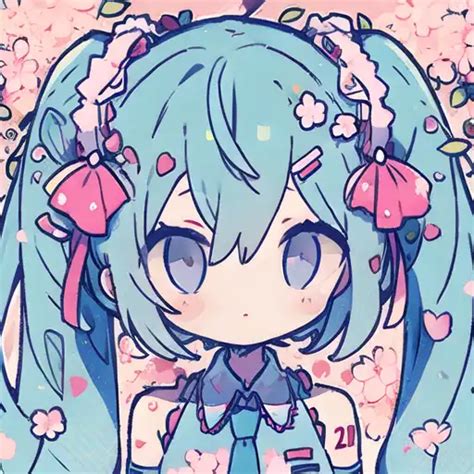 AI Art: Miku by @boo!! | PixAI