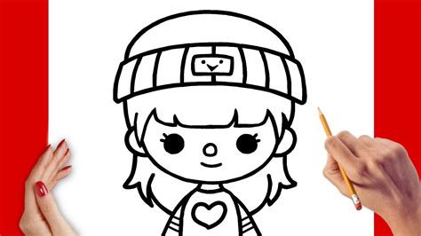 How To Draw Toca Life World Character Step By Step Easy Drawing Toca