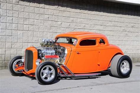 Blown 33 Ford 5 Window Coupe Jr Hot Rod With A 32 Ford Grille Street Rodder Hot Rods Classic