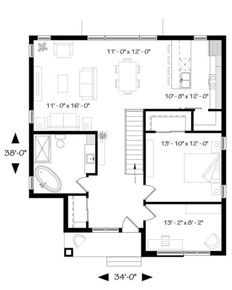 Simple House Floor Plan With Dimensions