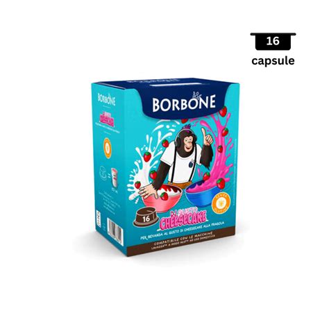 Aromakaffe Borbone Dj Gusto Chesecake Ciocolata Alba Cu Capsuni