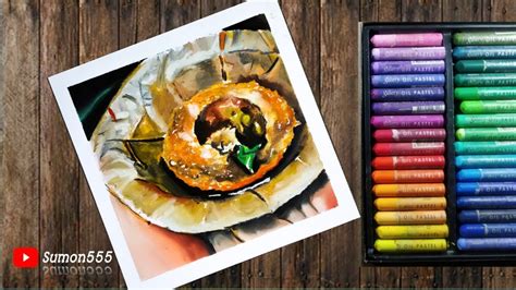 How To Draw Panipuri Golgappa Fuchka Realistic Easy Oil Pastel