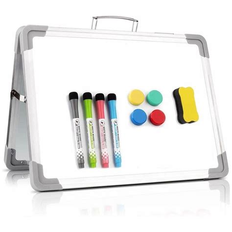 Magnetisch Desktop Faltbar Whiteboard Tragbare Mini Staffelei