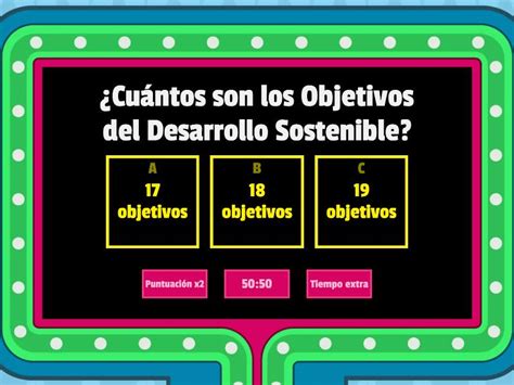 Desarrollo Sostenible Gameshow Quiz