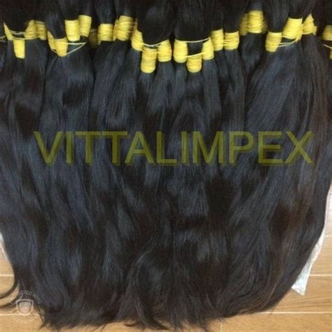 Natural Black Brown Remy Bulk Indian Human Hairs At Best Price In