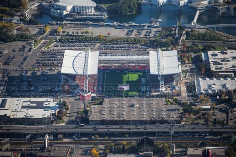 Aerial Photo Bmo Field Toronto