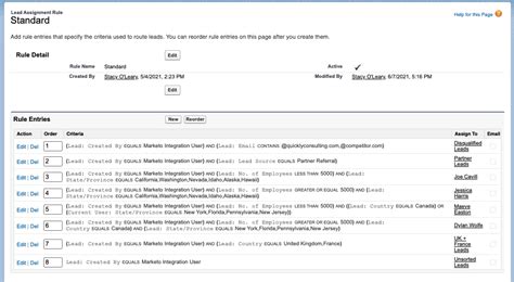 Set Up Lead Assignment Rules For Lead Routing In Salesforce