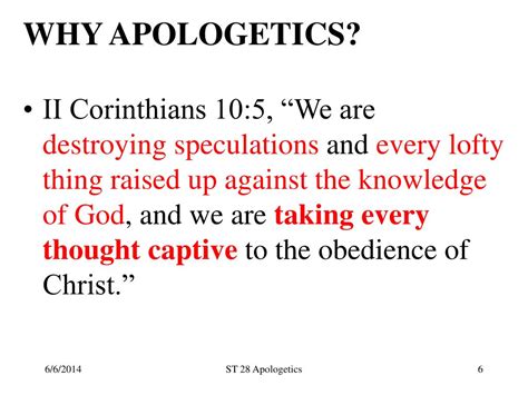 Ppt Apologetics Powerpoint Presentation Free Download Id1230806