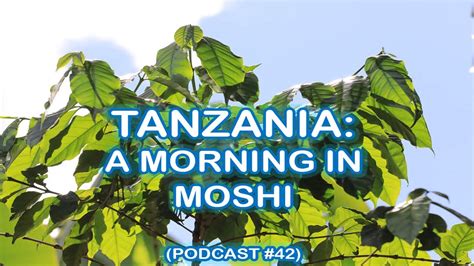 Tanzania A Moshi Morning Recording Podcast Plus Pictures Youtube