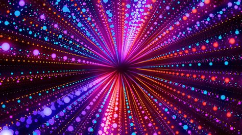 VJ LOOPS 2021 Colorful LinesTunnel Lights VJ Motion Background