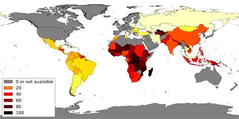 Poverty Map Of The World