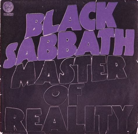 Black Sabbath Master Of Reality Vinyl LP Album 1971 R1626049