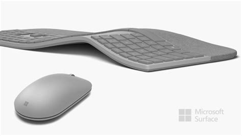 Microsoft reveals new Surface Mouse, Keyboard and Ergonomic Keyboard ...