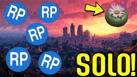 Insane Solo Rp Glitch Exploit In Gta Online Rank Up Fast Youtube