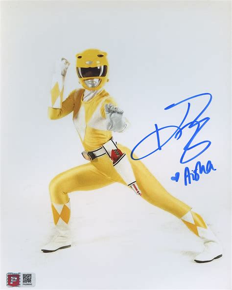 Karan Ashley Signed Mighty Morphin Power Rangers 8x10 Photo Inscribed ...