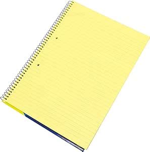 Pack Of Spiral Memory Aid A Yellow Page Paper Notepad Legal