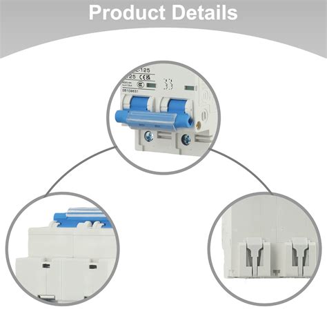 Dc Mcb For Solar Pv 2p 125a 100a 80a 600v Circuit Breaker Pv Battery 80a