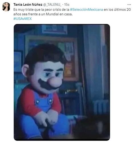 Mario Bros Está Sumamente Triste Por Esta Derrota Marca Usa