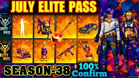 Free Fire July Elite Pass Season Elite Pass Upcaming New July