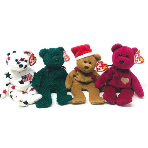 ty beanie babies lot   teddy bears stuffed animal toys ty