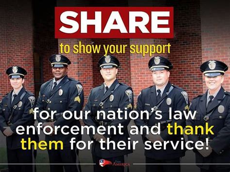 Show Your Support Supportive Law Enforcement Firefighter