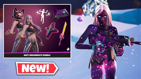 New Hazy Dreambeats Bundle Gameplay In Fortnite Galaxy Crossfade Skin Youtube